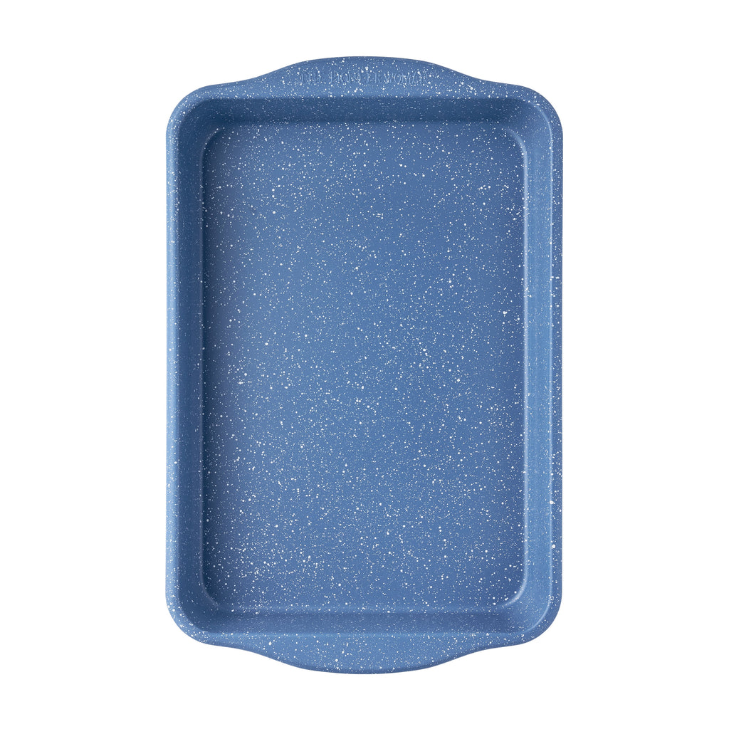 The Pioneer Woman 9" x 13" Aluminized Steel Nonstick Cake Pan, Blue Speckle