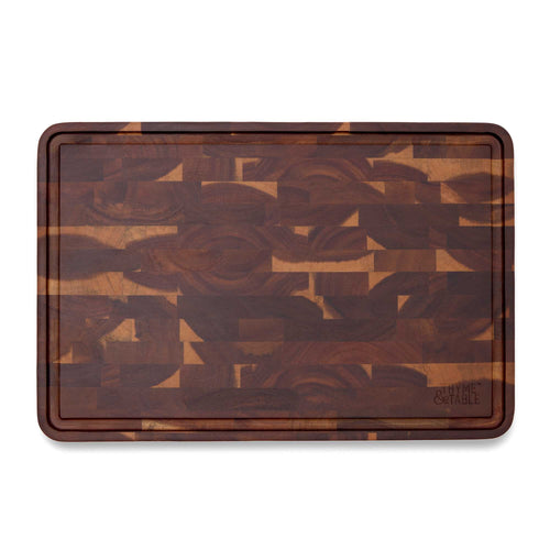 Thyme & Table 12"x18" Acacia End Grain Butcher Block