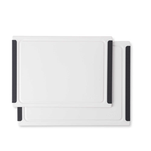 Thyme & Table 2 Piece Poly Cutting Boards White MD 10x14", LG 12x16"