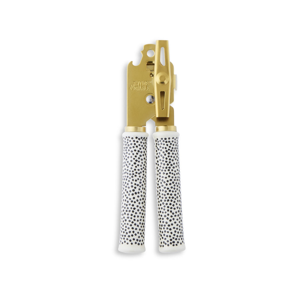 Thyme & Table Can Opener with Ceramic Dot Handle