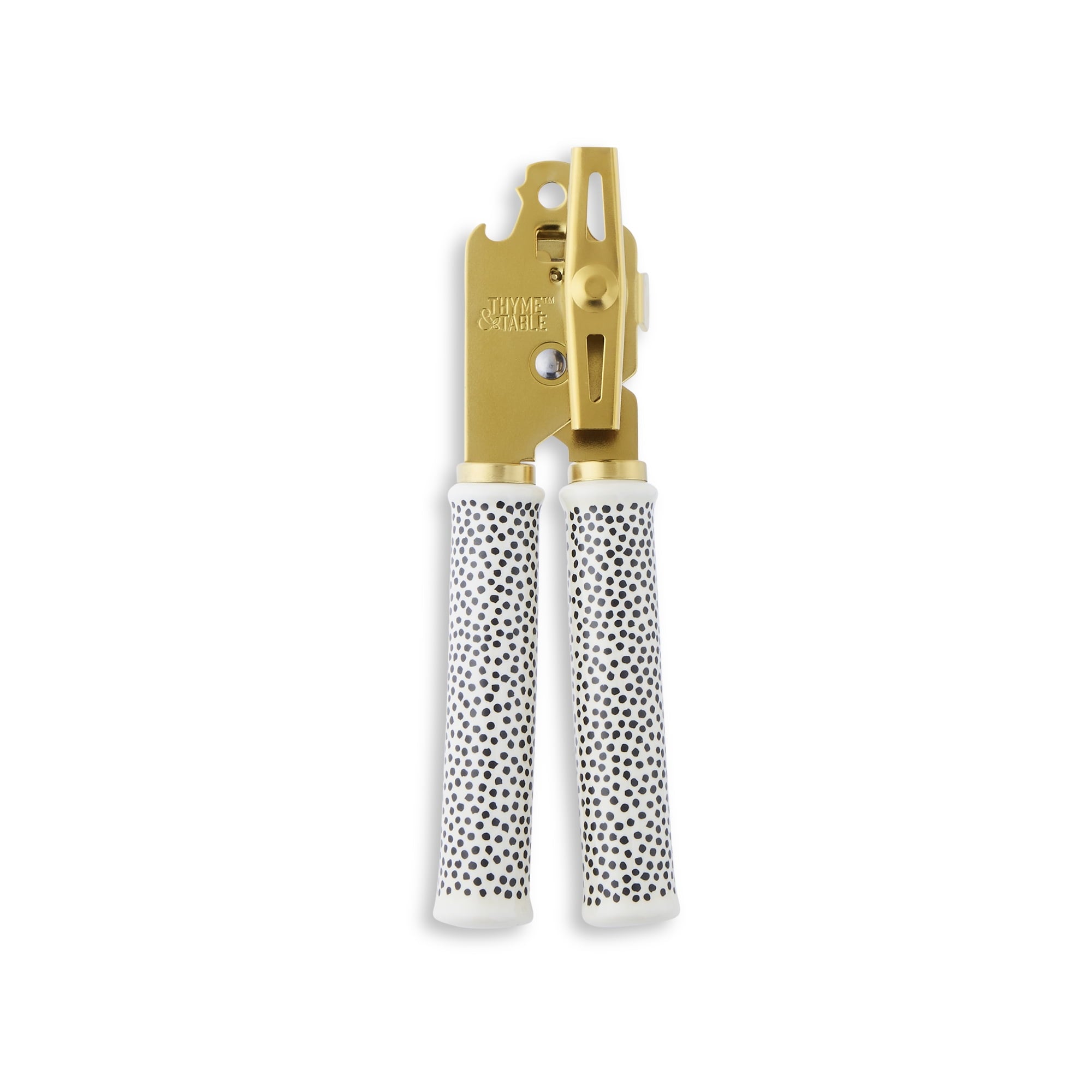 Thyme & Table Can Opener with Ceramic Dot Handle