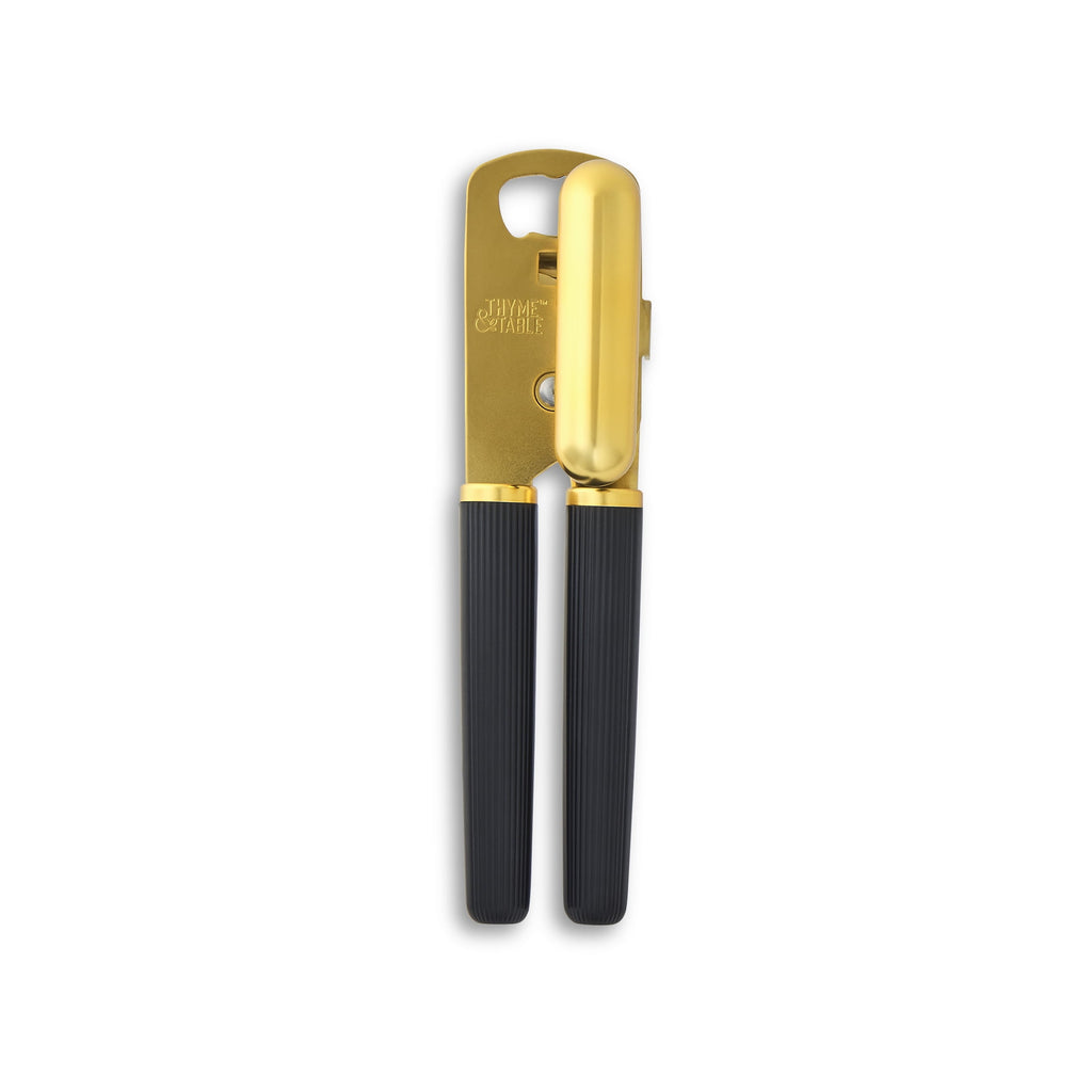 Thyme & Table Stainless Steel Manual Can Opener with Gold Finish