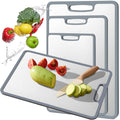 Titanium Cutting Board Double-sided non-slip silicone edging Pure Titanium Cutting Boards for Kitchen - Double-Sided ...