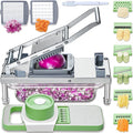 Goldtree Stainless Steel Vegetable Chopper, Veggie Chopper With 8 Blades, Onion Dicer with Container, Food Cutter & M...