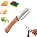Zero Flex Peeler, 2-in-1 Multifunctional Peeler, Kitchen Multi-function Stainless Steel Thickened Fruit Peeler Knife,...