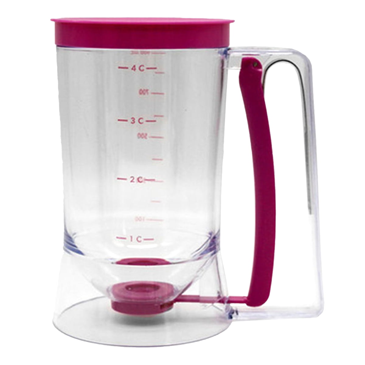 Jetcloudlive 900ML Batter Dispenser Pancake Cupcake Batter Separator with Measuring Label and Squeeze Handle Bracket ... - Image 4