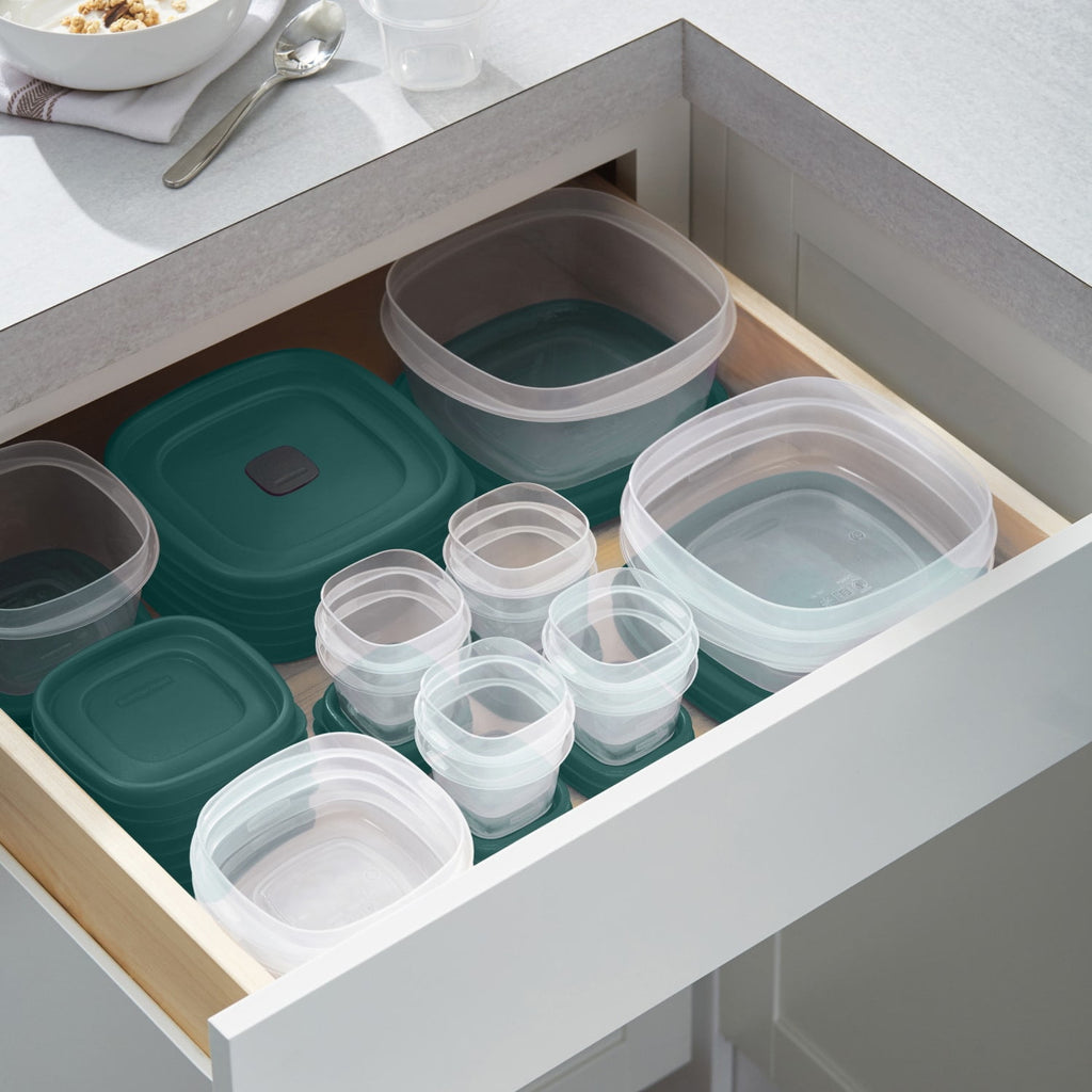 Rubbermaid EasyFindLids 26pc Set with Vents, Blue Spruce - Image 4