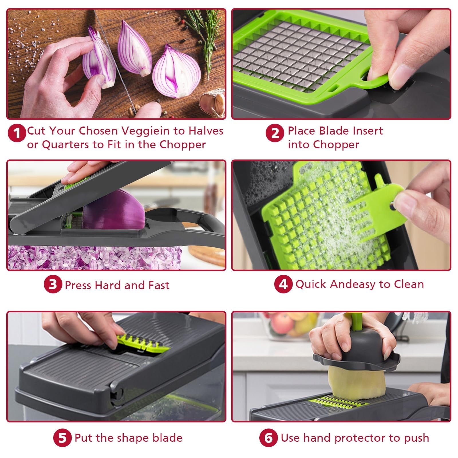 Gytobytle Vegetable Chopper Slicer 16 in 1 - Image 5