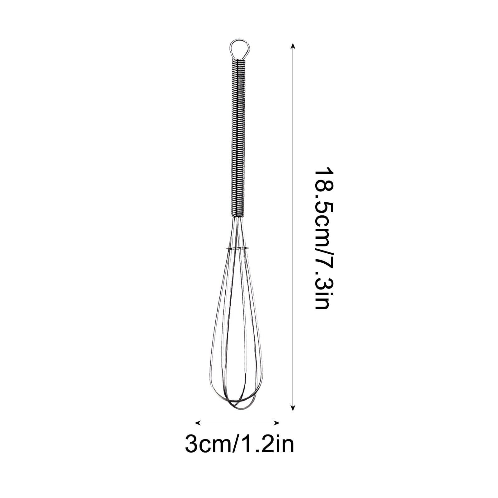 Summercome Stainless Steel Whisk, 7" Kitchen Whisk Balloon Whisk, Kitchen Wisk, Wire Whisks for Cooking Whisking Blen... - Image 2