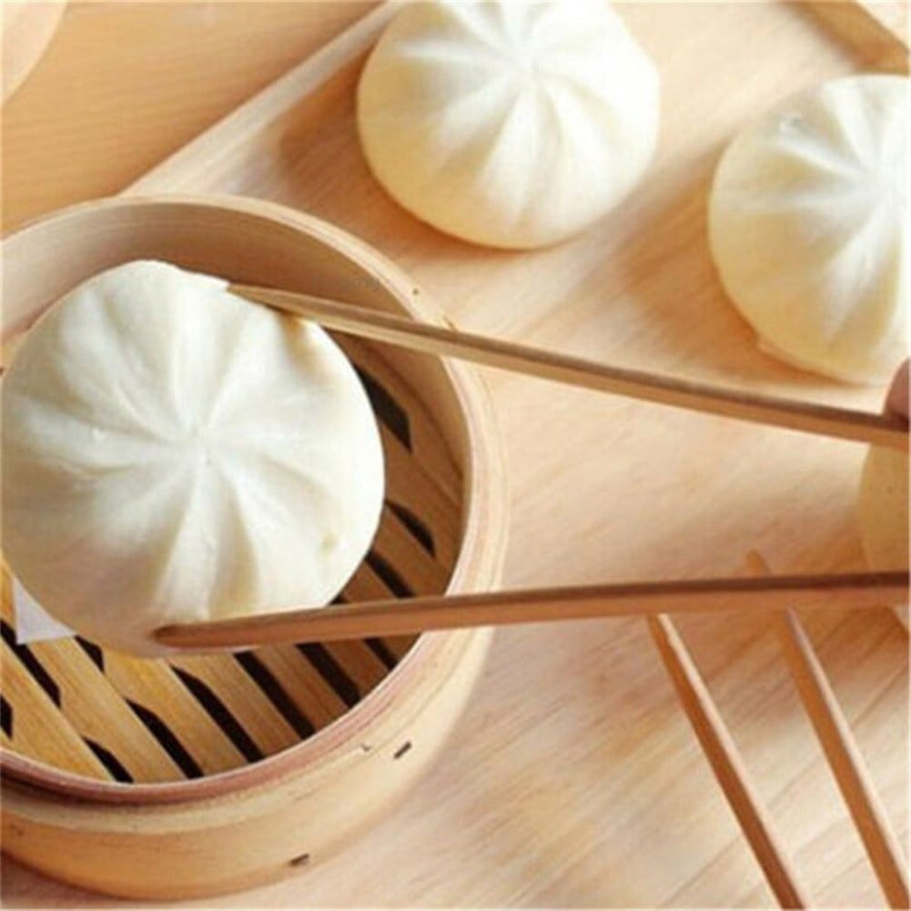 Yannee 2 Pcs Bamboo Toaster Tongs for Toast Pickles Tea Cooking Kitchen Tongs - Image 4