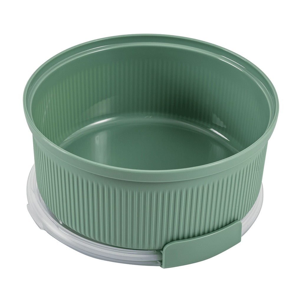 Mainstays Food Storage Bento Container, Round, Green, 47oz Capacity, A Practical Choice for School Lunches and Activi... - Image 3