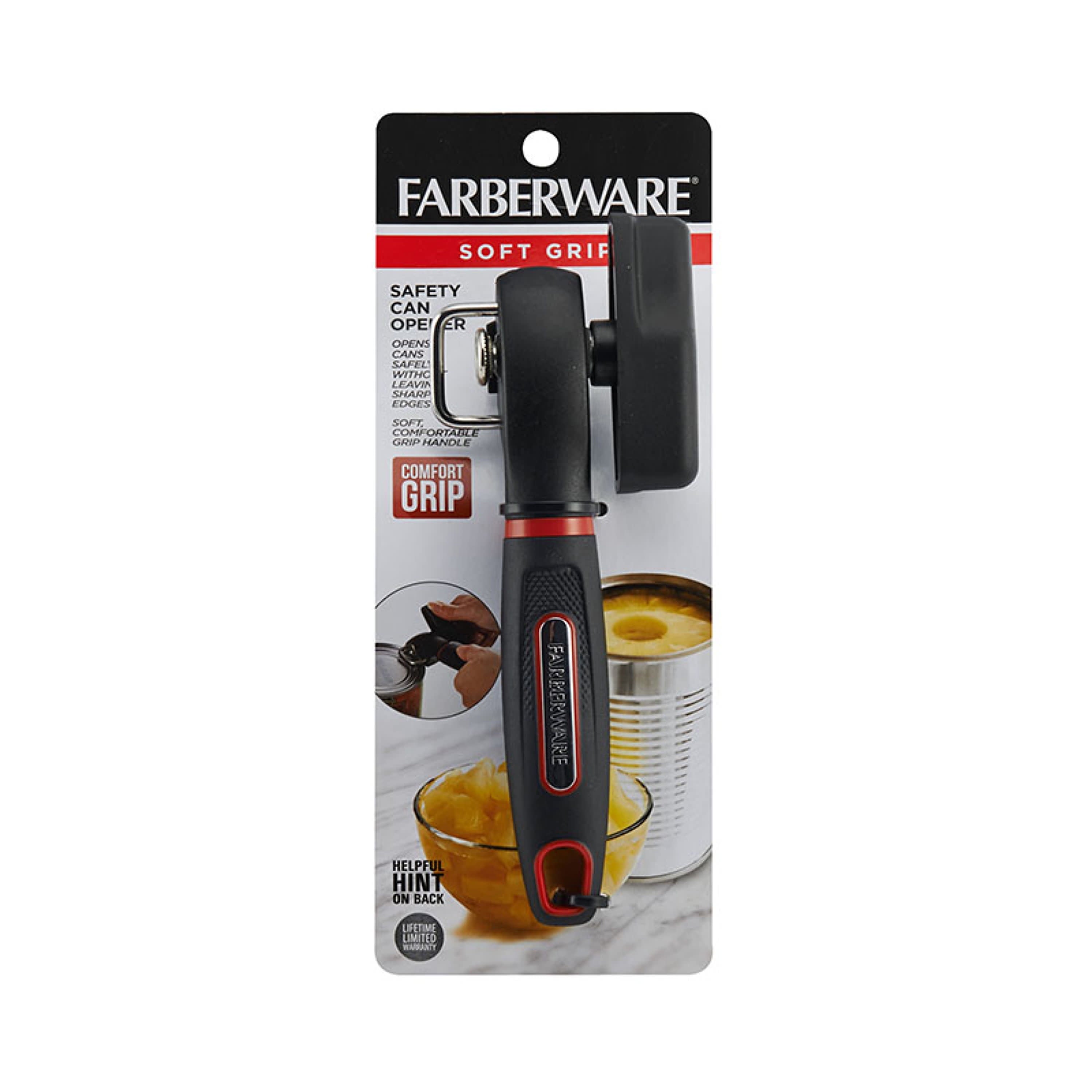 Soft Grips Safety Can Opener in Black with Red Accents - Image 4