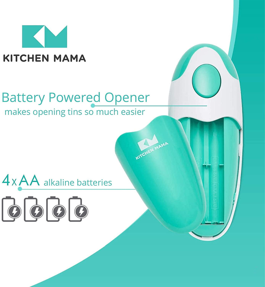 Kitchen Mama Auto Electric Can Opener: Open Your Cans with A Simple Press of Button - Automatic, Hands Free, Smooth E... - Image 6
