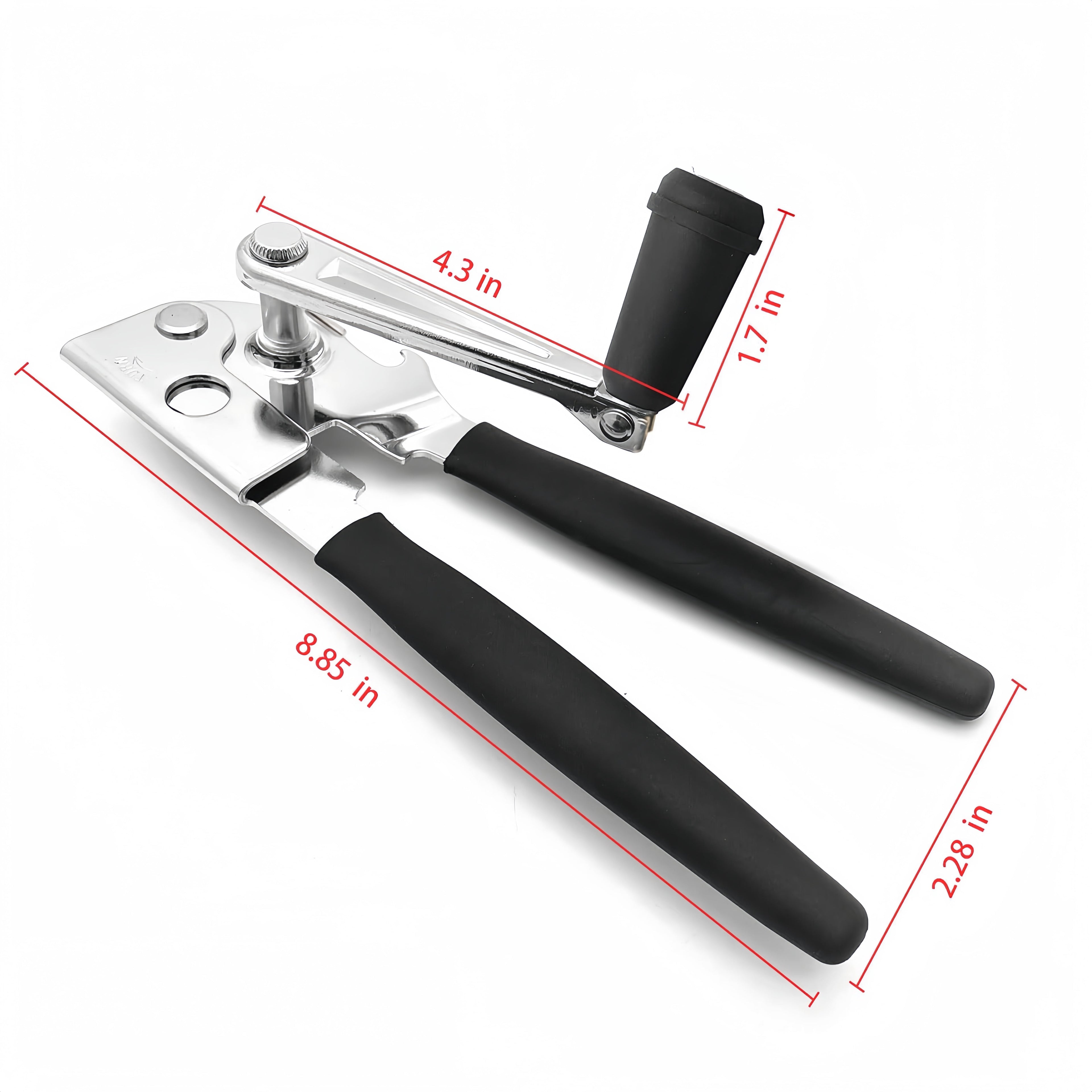 BKSDUEH Can Opener Stainless Steel Can Opener Manual Heavy Duty, Premium Hand Held Can Opener with Bottle Opener, Erg... - Image 2