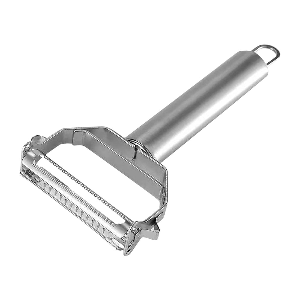 Stainless Steel Dual Blade Vegetable Peeler - Commercial Grade Julienne Cutter, Slicer, Shredder, Scraper - Fruit, Po... - Image 4