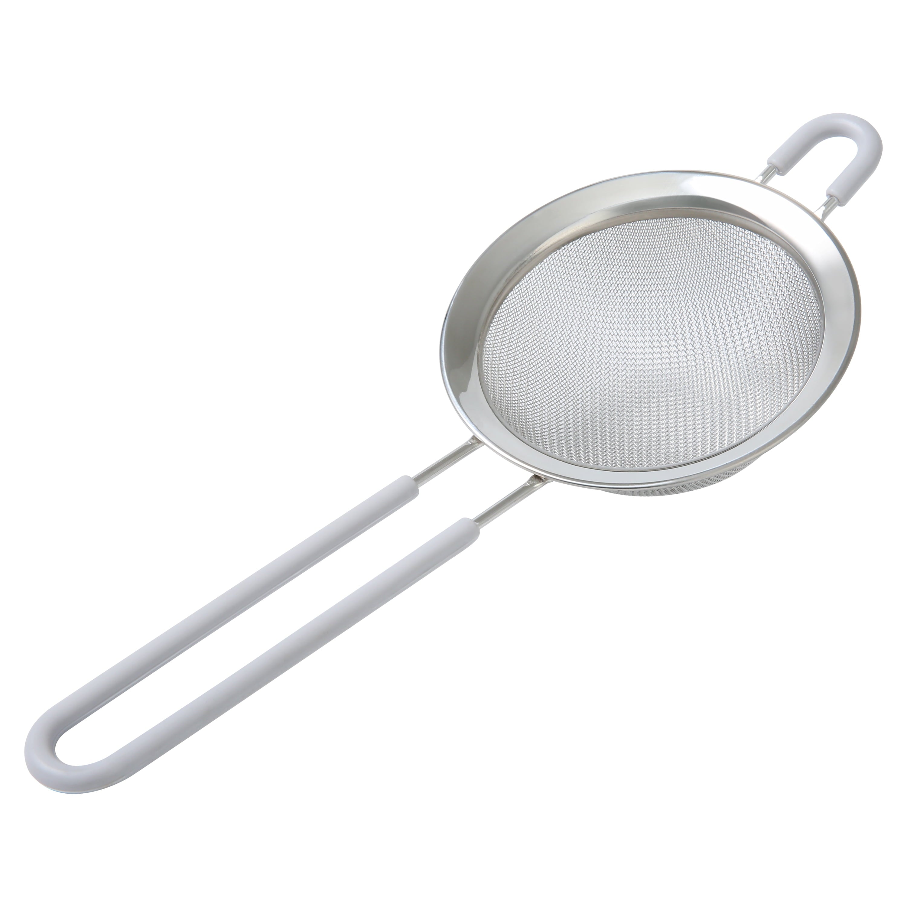 Mainstays 3" Premium Stainless Steel Fine Mesh Strainer, Silver - Image 5