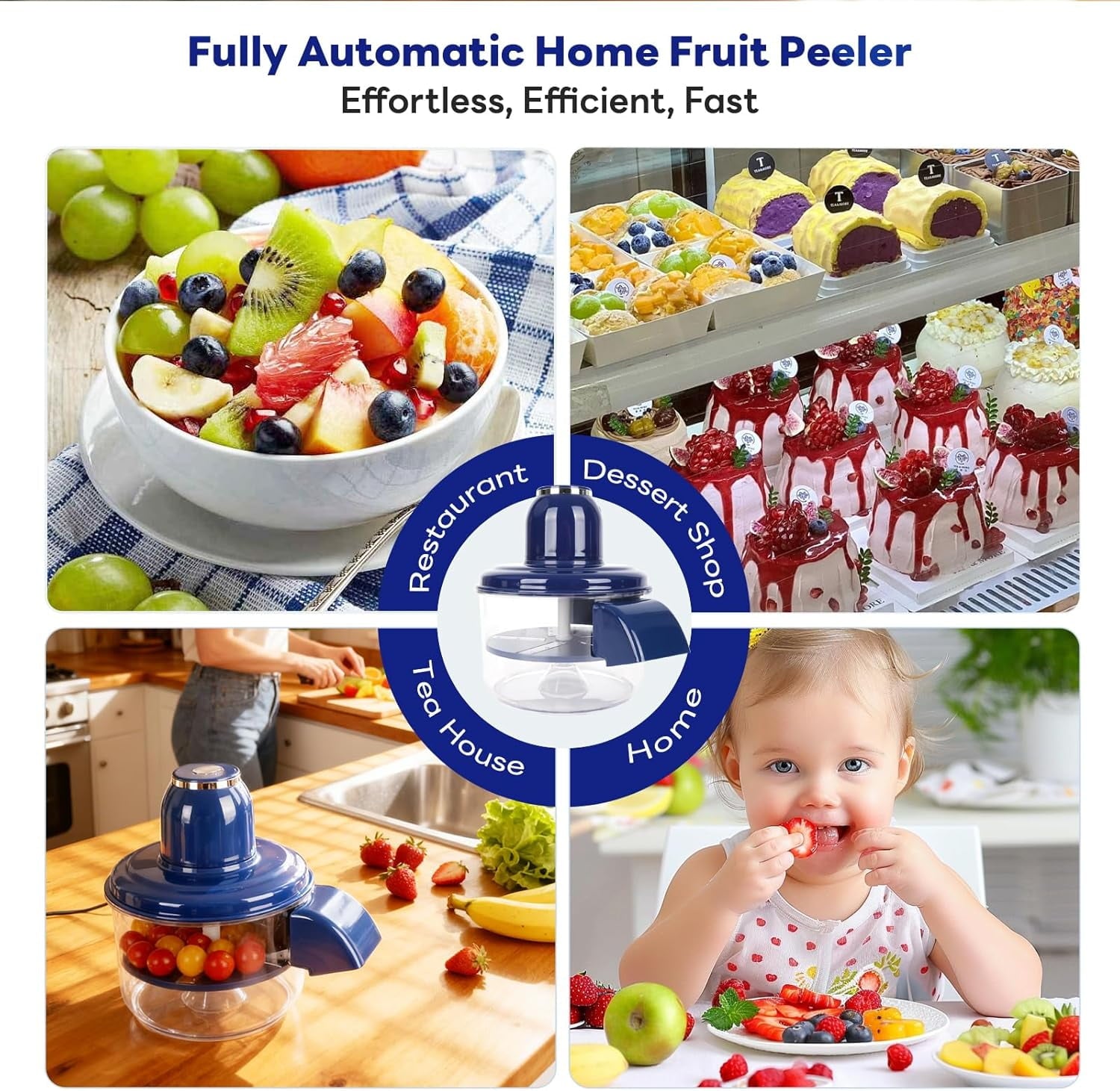 Automatic Grape Peeler Machine, Electric Garlic & Cherry Tomato Peeler Skin Remover Tool for Small Fruits, Effortless... - Image 5