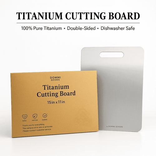 Titanium Cutting Board - 15"L x 11"W, Double Sided, Non-Toxic, Hygiene, Durable, Dishwasher Safe - Image 2