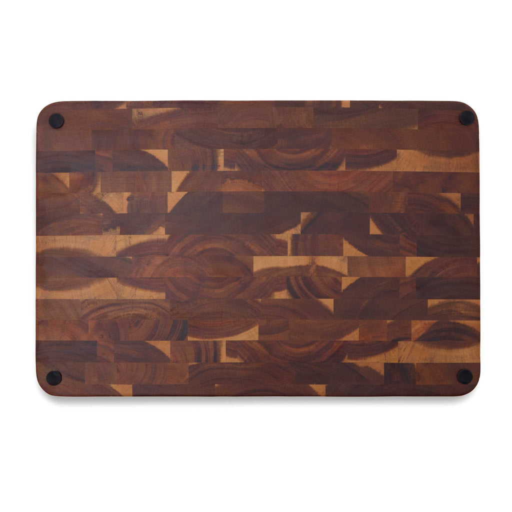 Thyme & Table 12"x18" Acacia End Grain Butcher Block - Image 2