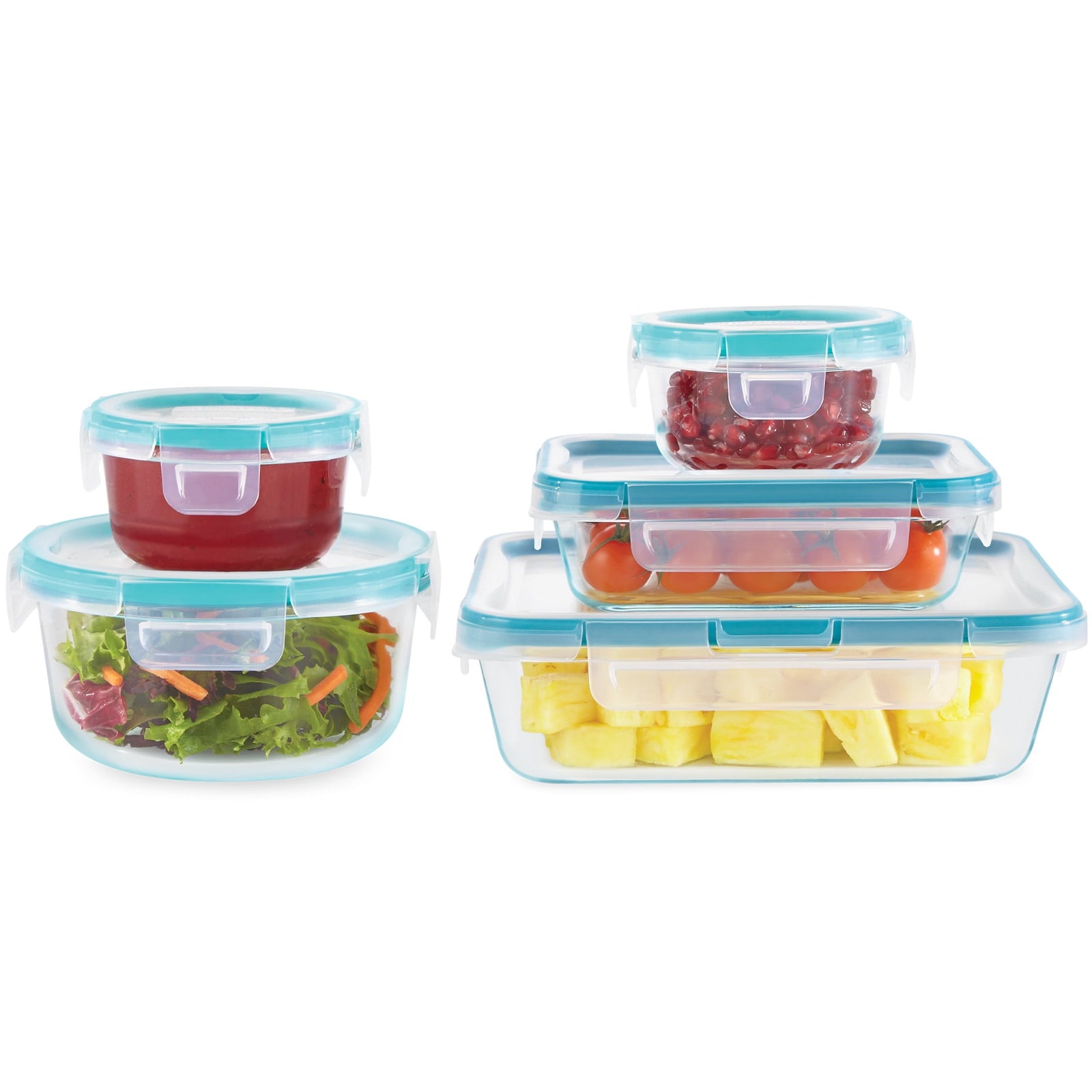 Snapware Total Solution Glass Storage Set, 10 Piece - Image 2