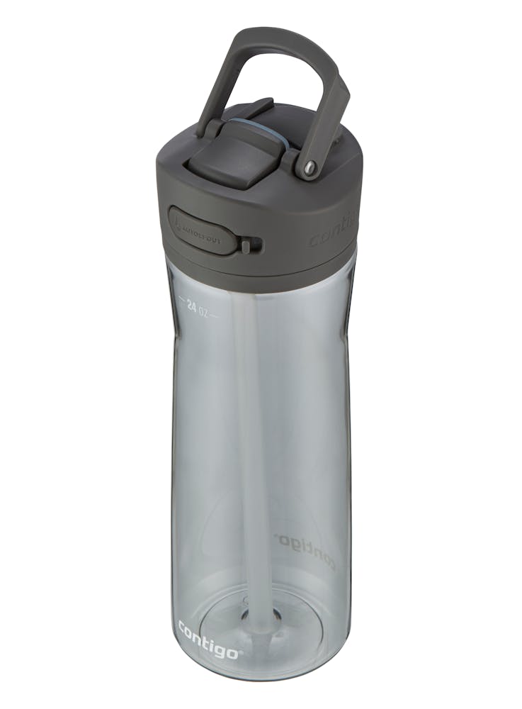 auto spout reusable water bottle