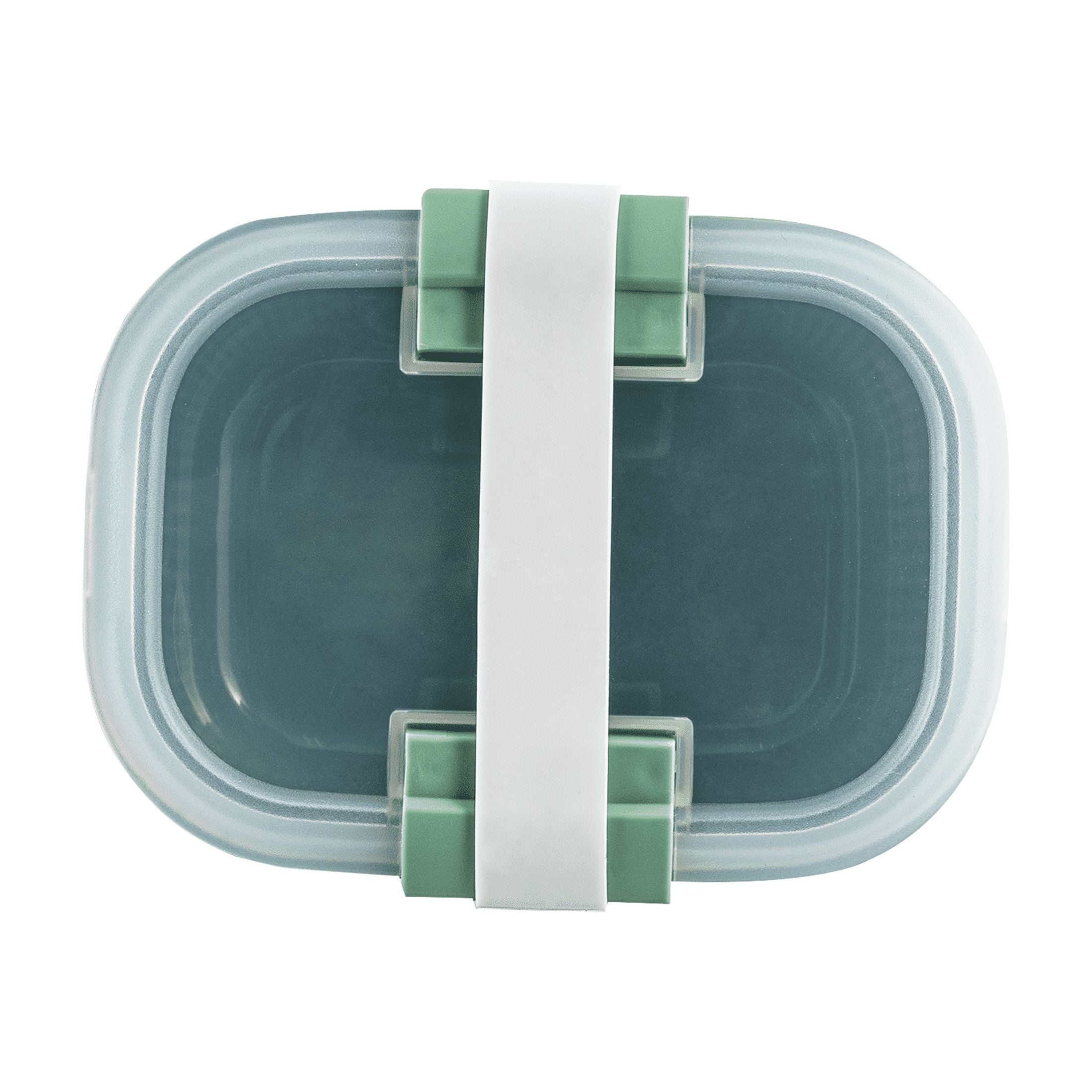 Mainstays Food Storage Snack Container, Plastic, Rectangle, Green, 19oz Capacity, Best Used for On-the-Go Snacks and ... - Image 3