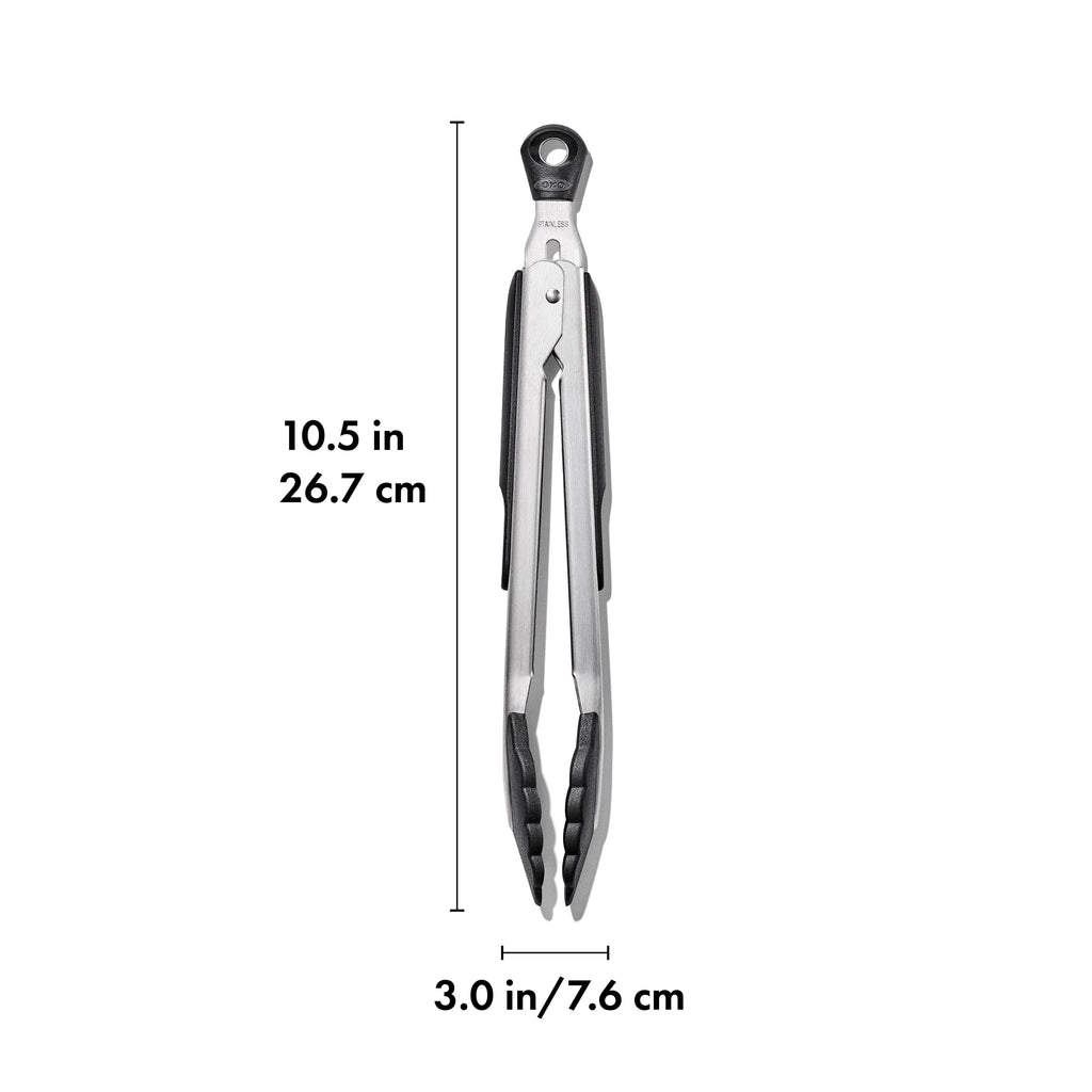OXO SoftWorks Nylon 9-inch Food Tongs with Locking Handle - Image 6