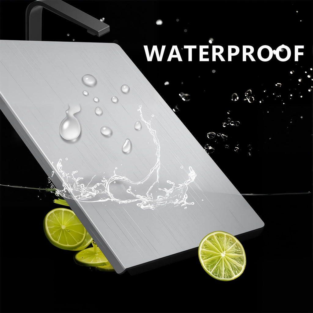 Stainless Steel Cutting Boards 15.75"x 11.8" Cutting Boards for Kitchen, Suitable for Meat, Fruits, Vegetables - Image 4