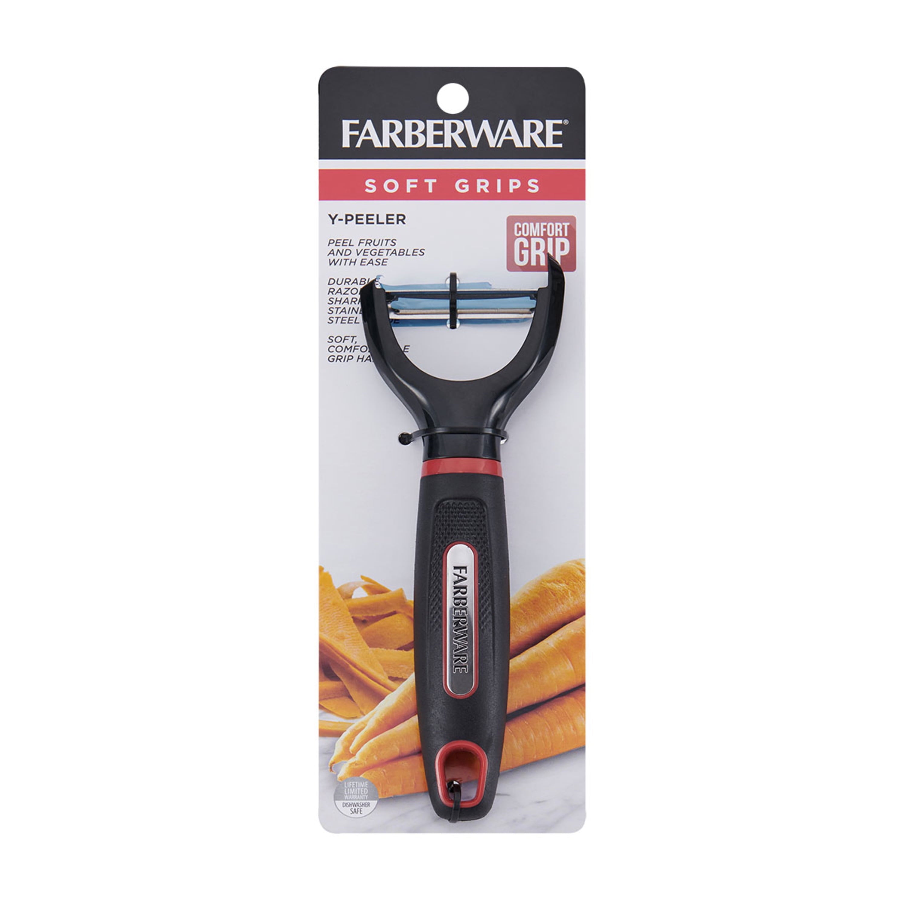 Soft Grips Stainless Steel Y Peeler in Black - Image 5