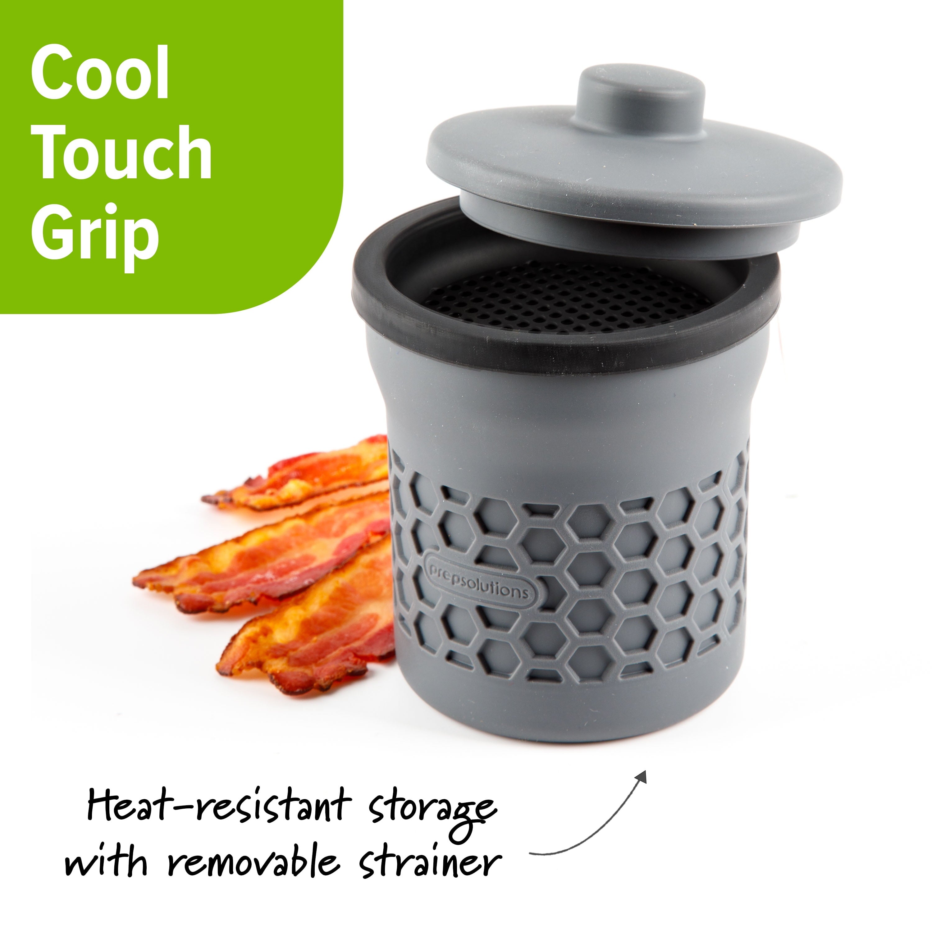 PrepSolutions Silicone Grease Keeper & Strainer - Image 2