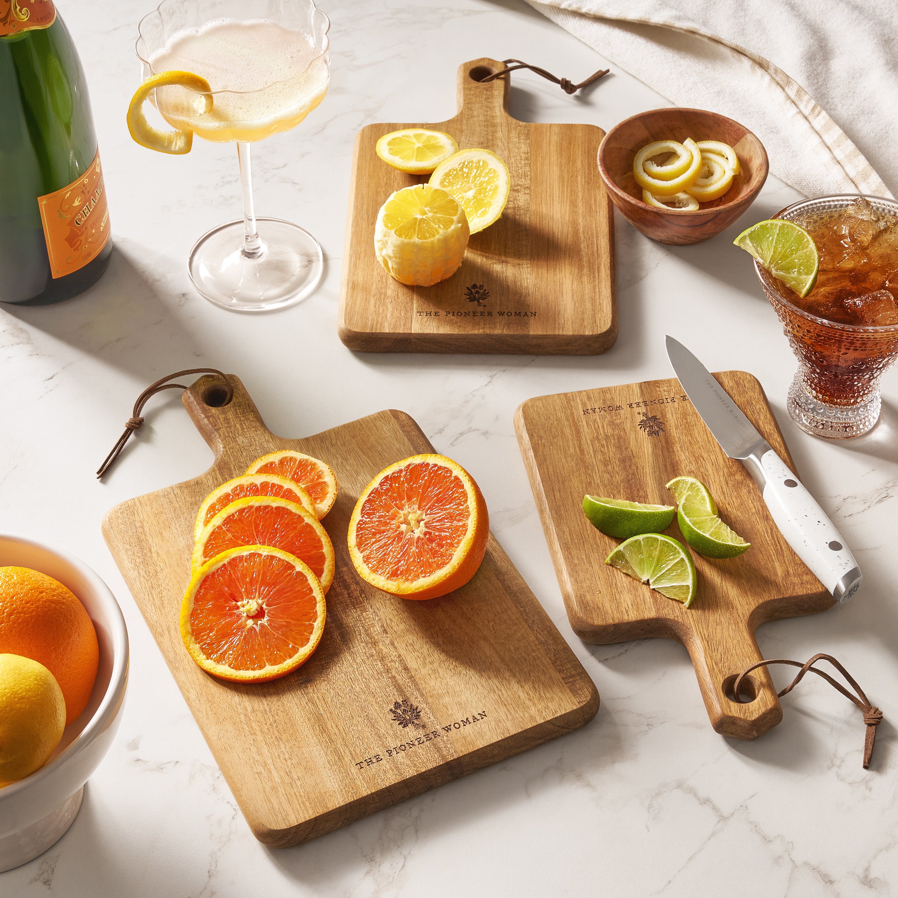 The Pioneer Woman 3-Piece Acacia Wood French Cutting Boards - Image 5
