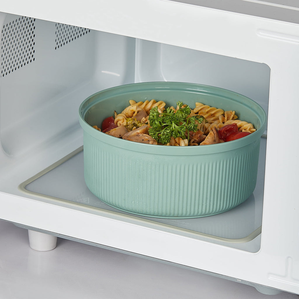 (2 pack) Mainstays Food Storage Bento Container, Round, Green, 47oz Capacity, A Practical Choice for School Lunches a... - Image 6