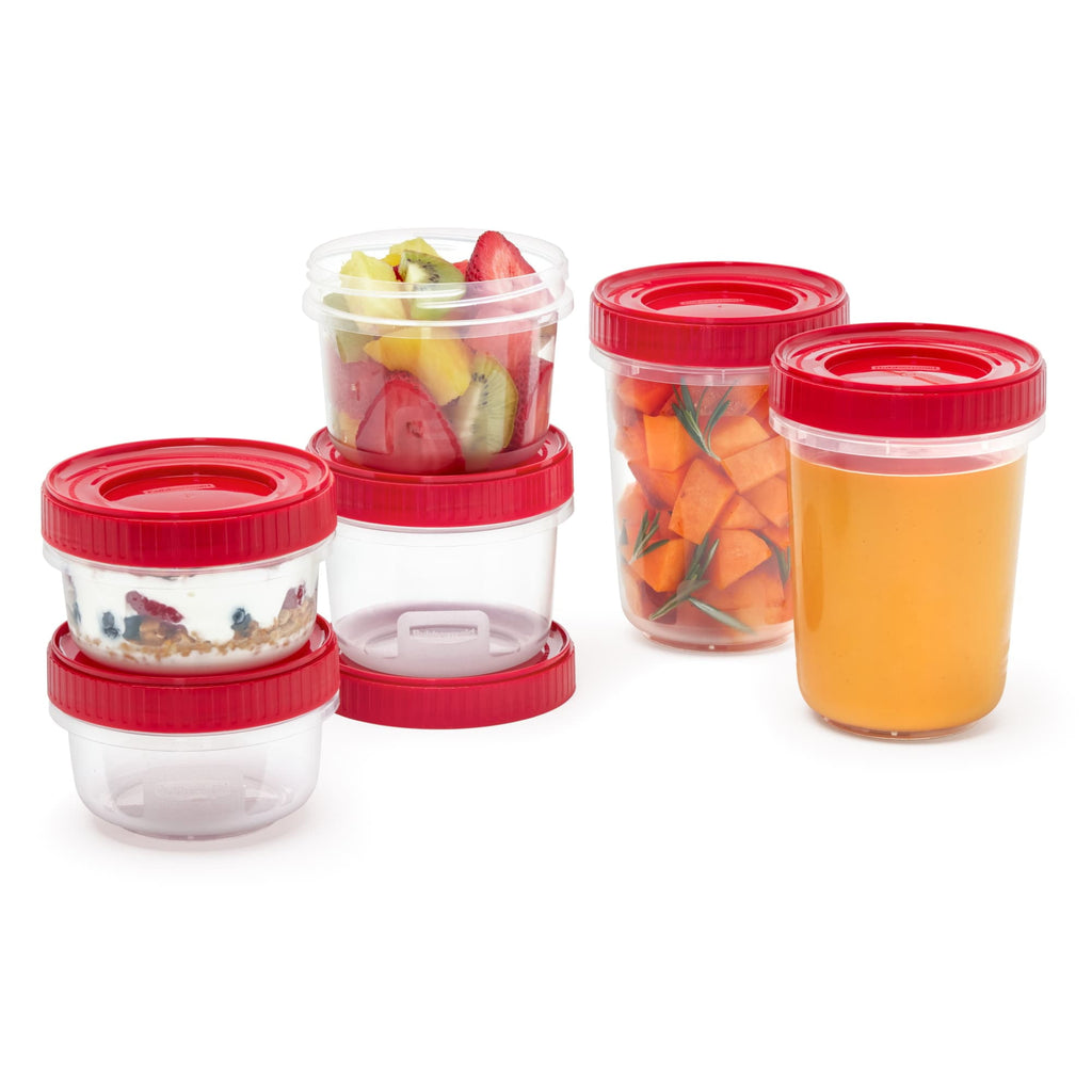Rubbermaid Takealongs 12 Piece Food Storage Set, Red - Image 2