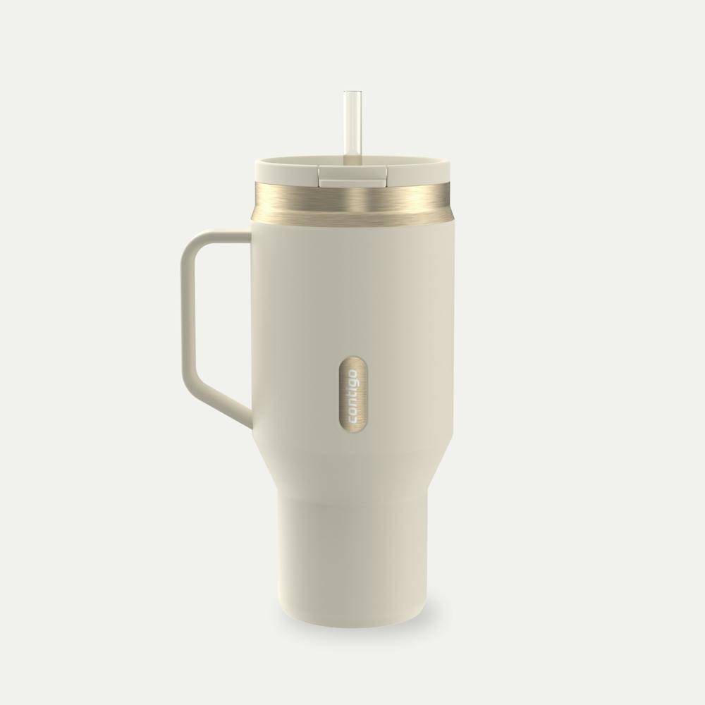 30 oz SnapSeal™ Tumbler (w/ Straw & Handle)