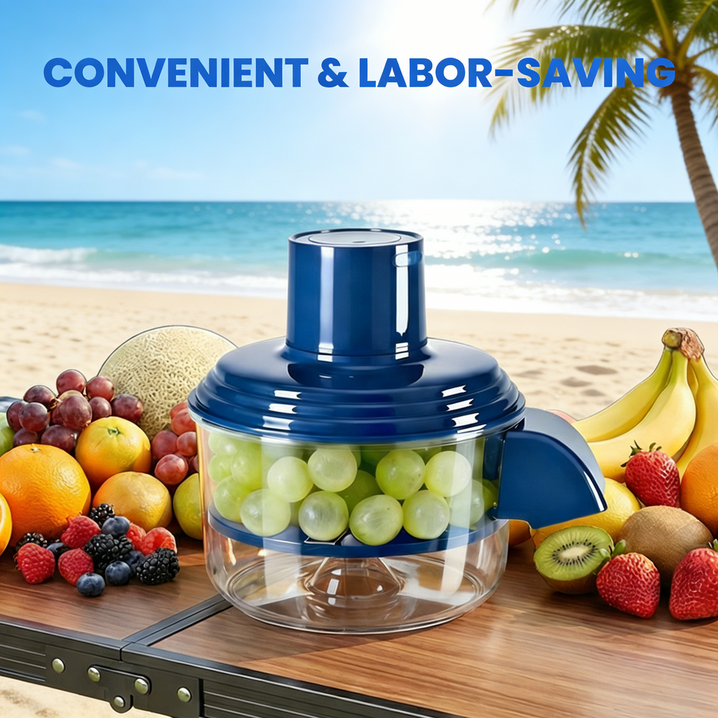 Electric Fruit Peeler Machine, Automatic Grape, Cherry Tomato & Garlic Peeler, Fast Small Fruit Skin Remover for Kitchen - Image 3