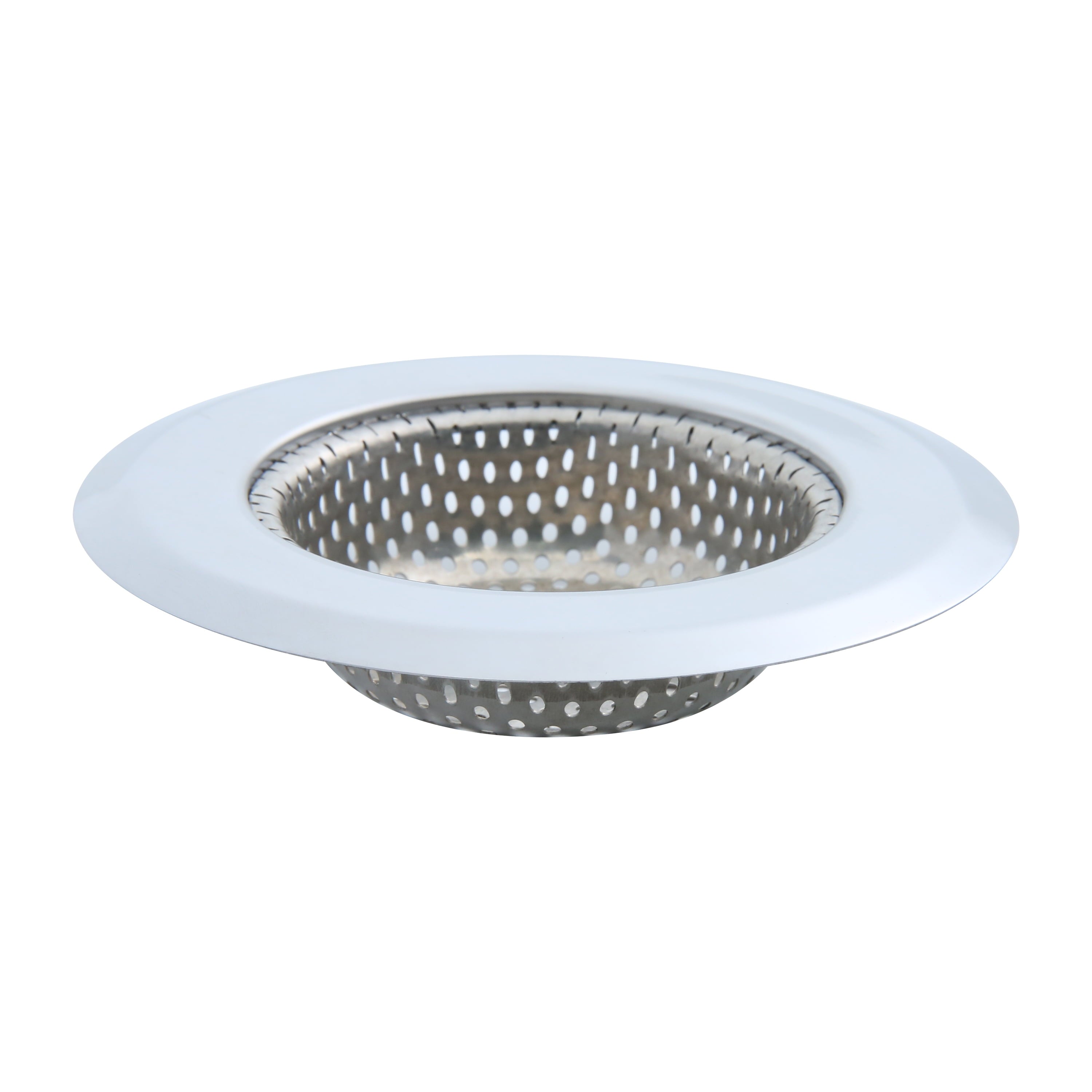 Mainstays Stainless Steel Kitchen Sink Drain Strainer 4.45" - Durable Food Catcher Chrome - Image 5