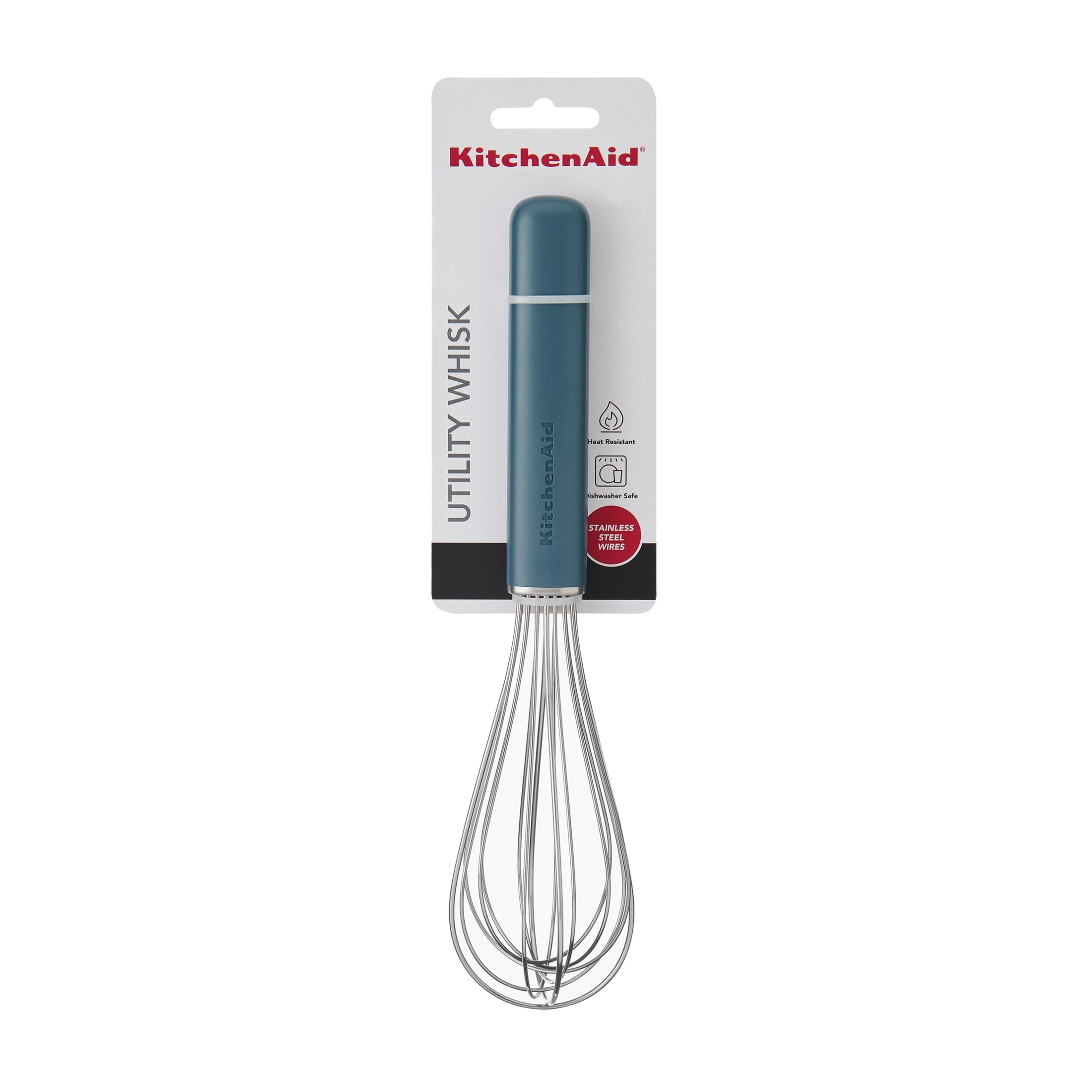 Stainless Steel Wire Kitchen Whisk with Ergonomic Handle, Agave - Image 6