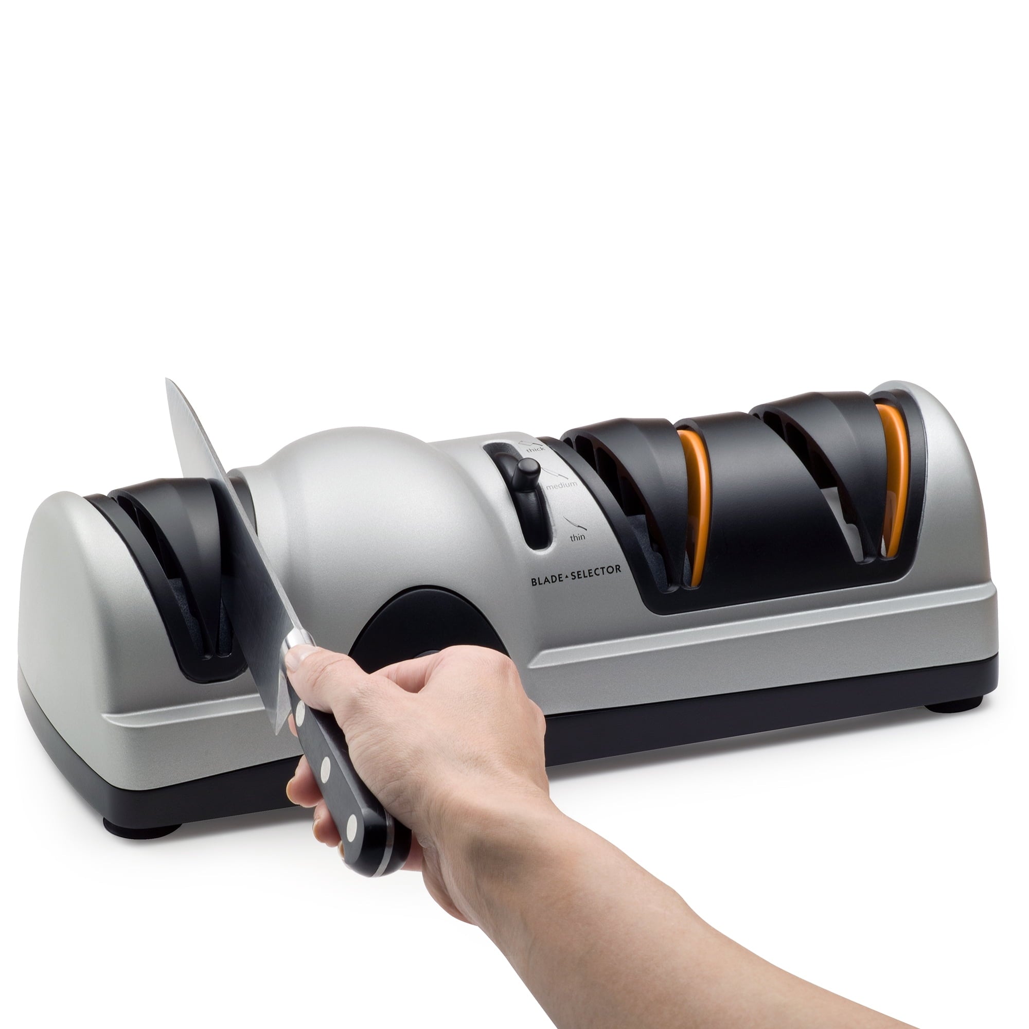 Presto Professional Ever Sharp Three-Stage Electric Knife Sharpener 08810, Grey - Image 3
