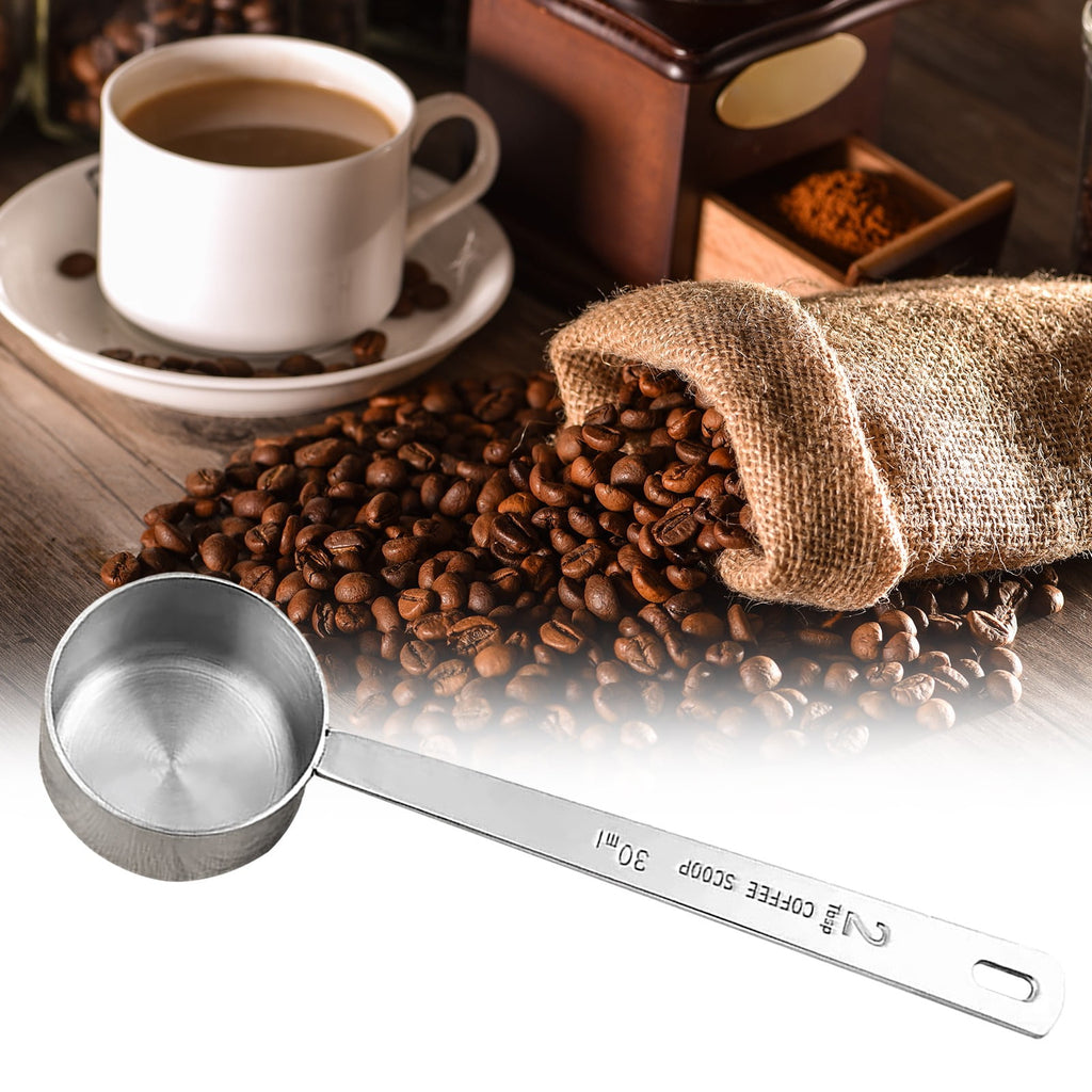 2 Tablespoon Coffee Scoop, Long Handle Stainless Steel Measuring Spoon, 1/8 Cup Measuring Cup, Coffee Measuring Spoon... - Image 2