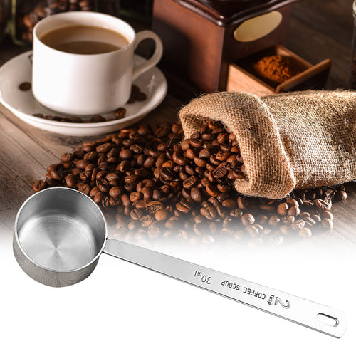 2 Tablespoon Coffee Scoop, Long Handle Stainless Steel Measuring Spoon, 1/8 Cup Measuring Cup, Coffee Measuring Spoon... - Image 2