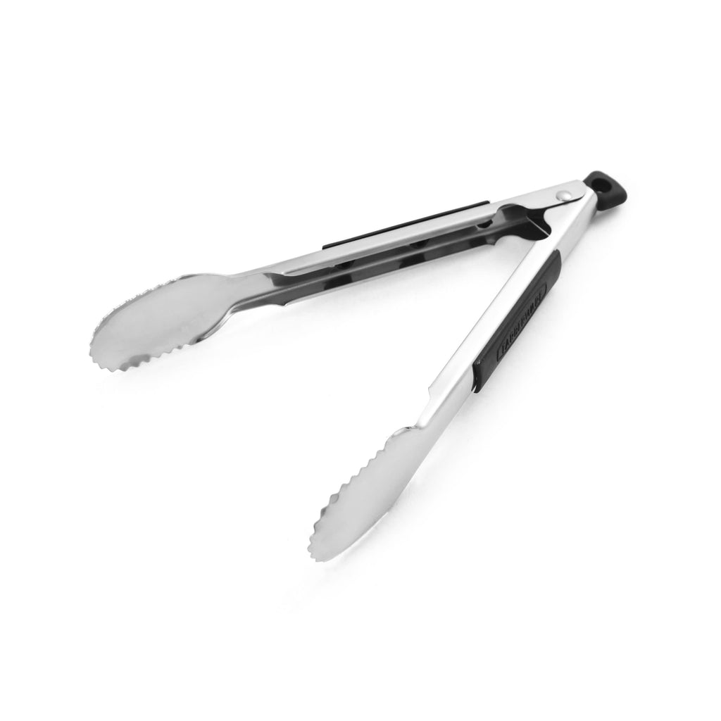 Soft-Grip Stainless Steel 9 in Locking Kitchen Food Tongs - Image 5