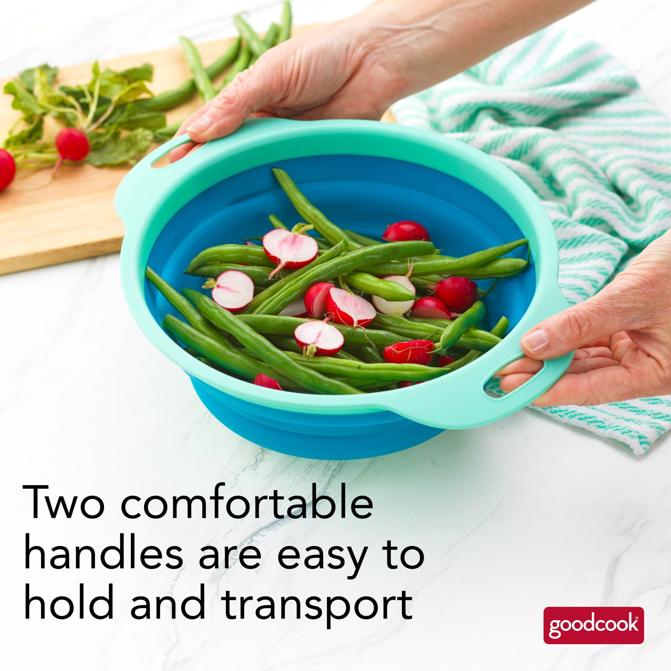 PRO Collapsible Colander, 2.75qt - Image 4