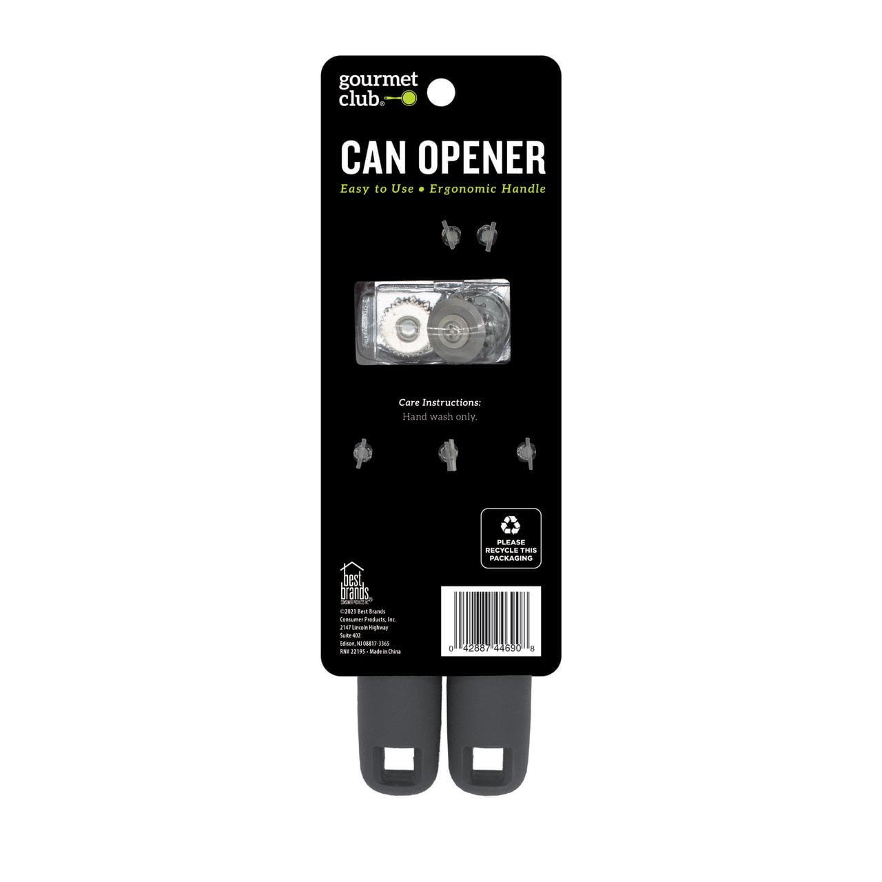 Best Brands Gourmet Club Manual Stainless Steel Can Opener - Image 3