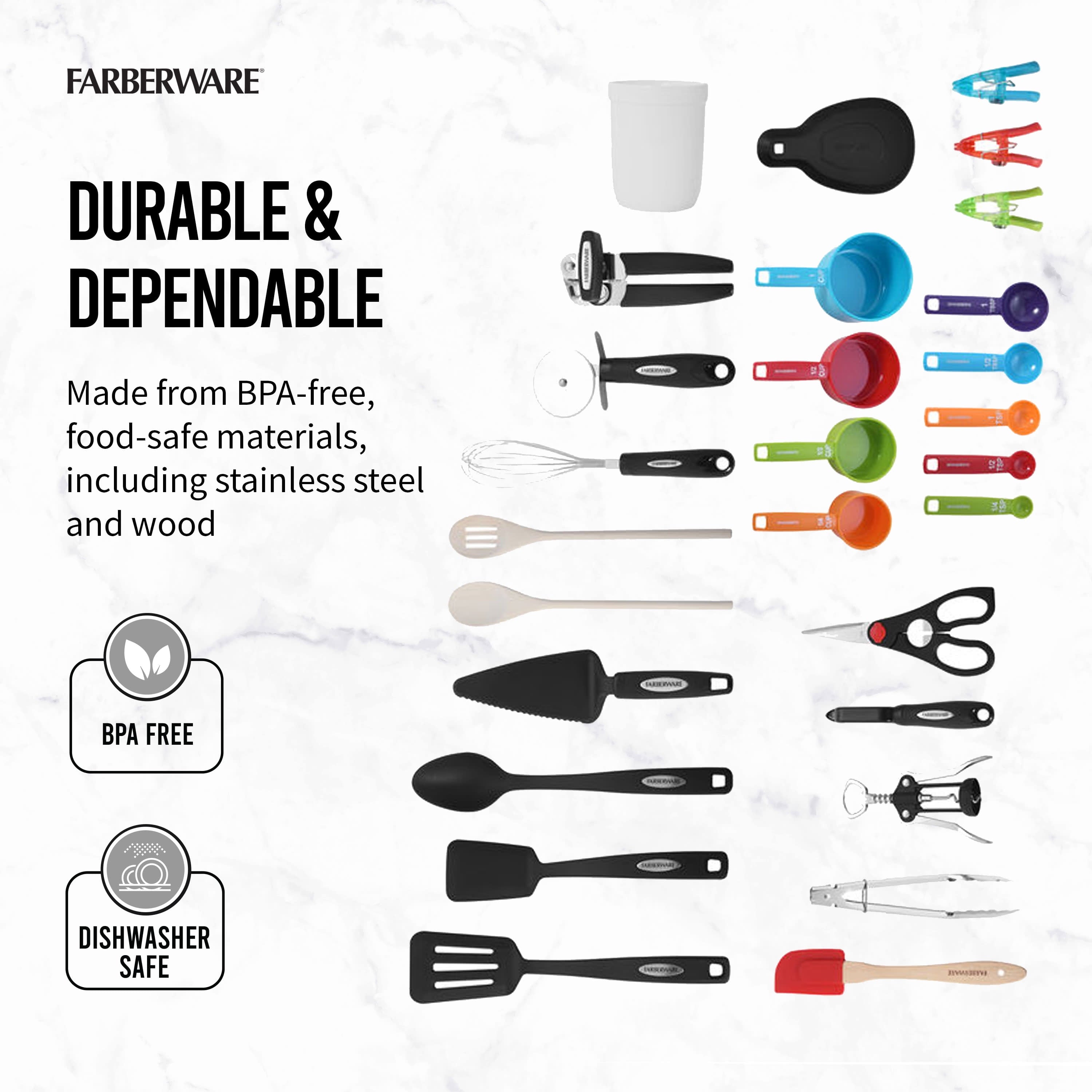 28-Piece Kitchen Utensil & Gadget Set, Multicolor - Image 4