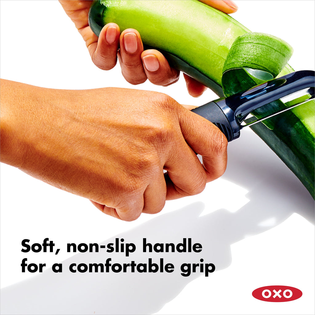 OXO Softworks Swivel Peeler, Black - Image 4