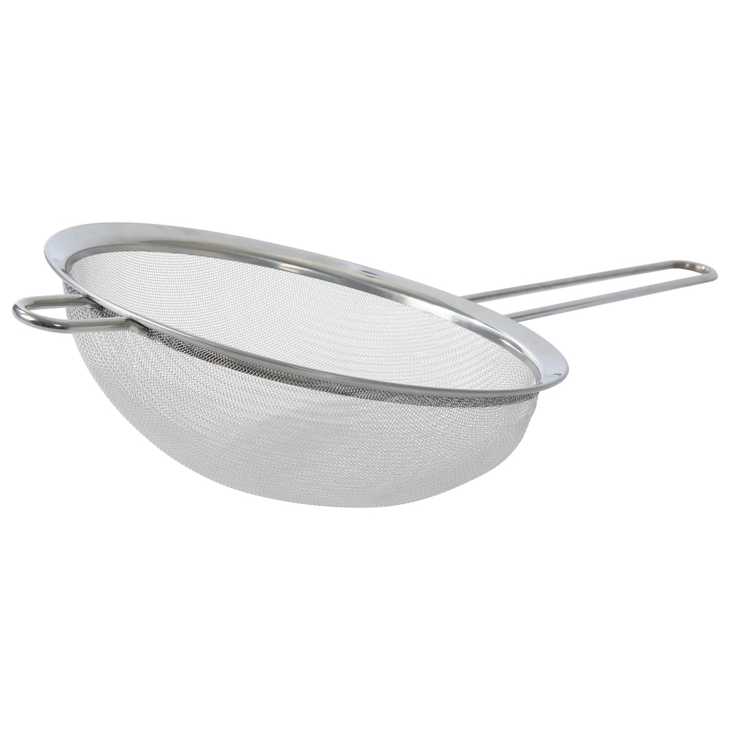 Mainstays 3 Pack Premium Stainless Steel Fine Mesh Strainers, 4", 6", and 8", Silver - Image 6