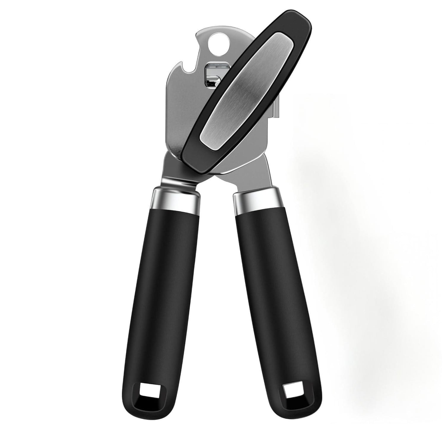 Behome Can Opener with Bottle Opener, Heavy Duty Manual Can Opener with With Turn Knob & Soft Handle, for Kitchen Sen...