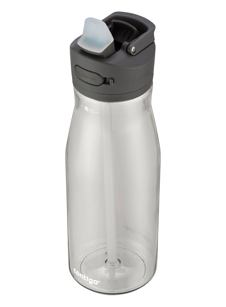 auto spout reusable water bottle