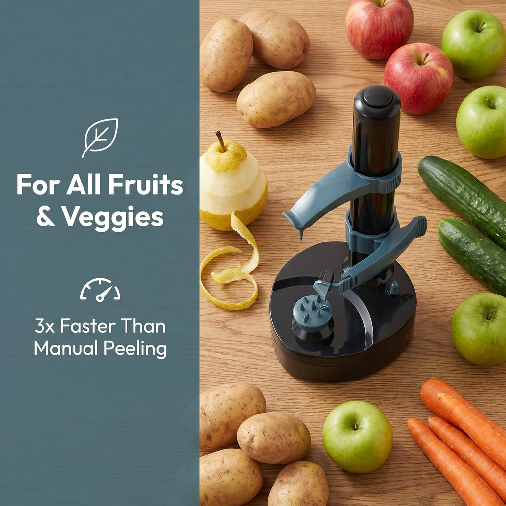 Electric Potato Peeler for Kitchen Vegetable Peelers for Zucchini Carrot Automatic Potato Peeler Electric Peeler Frui... - Image 2