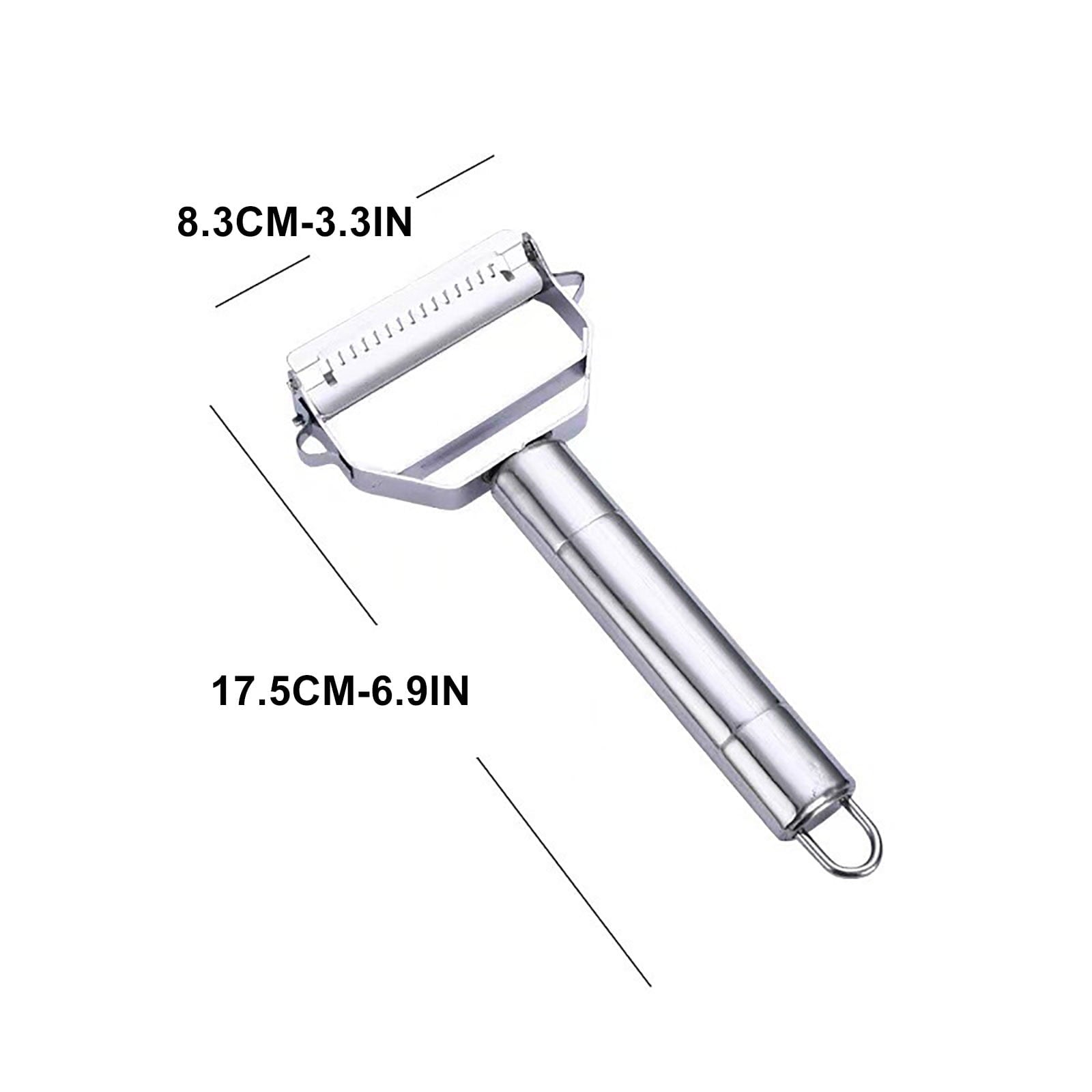 Stainless Steel Dual Blade Vegetable Peeler - Commercial Grade Julienne Cutter, Slicer, Shredder, Scraper - Fruit, Po... - Image 3
